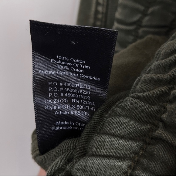 Aritzia Twin Falls Cargo Pants drawstring joggers - size small - Picture 9 of 9